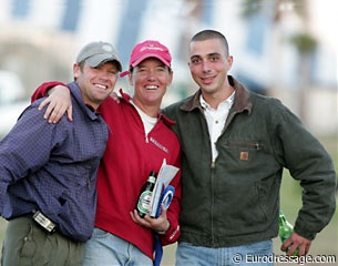 John Zopatti, Jacqueline Brooks, Michael Shondel at the 2005 Palm Beach Dressage Derby :: Photo © Astrid Appels