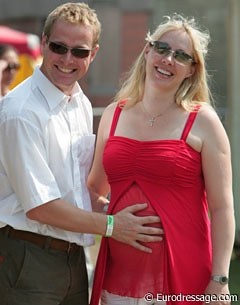 Anders Dahl and a pregnant Fiona Bigwood :: Photo © Astrid Appels