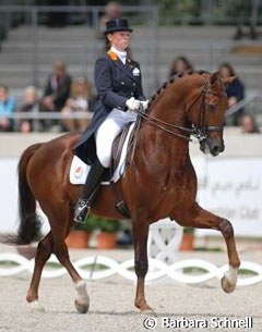 Kirsten Beckers and Jazz at the 2007 CDIO Aachen