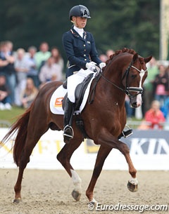 Kirsten Brouwer and Eye Catcher at the 2014 World YH Championships :: Photo © Astrid Appels