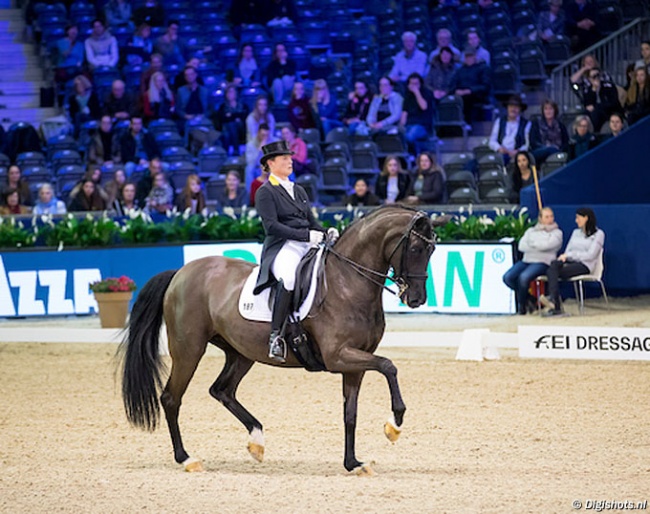 Isabell Werth and Weihegold at the 2018 CDI-W Amsterdam :: Photo © Digishots