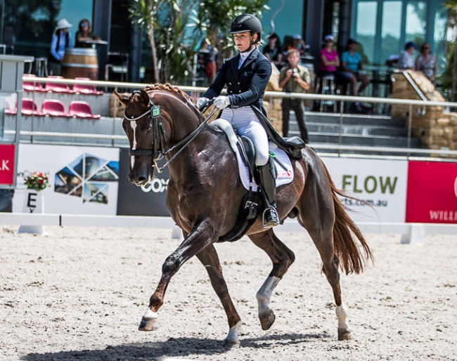Alexis Hellyer on Bluefields Floreno at the 2018 CDI Bawley Point :: Photo © Stephen Mowbray