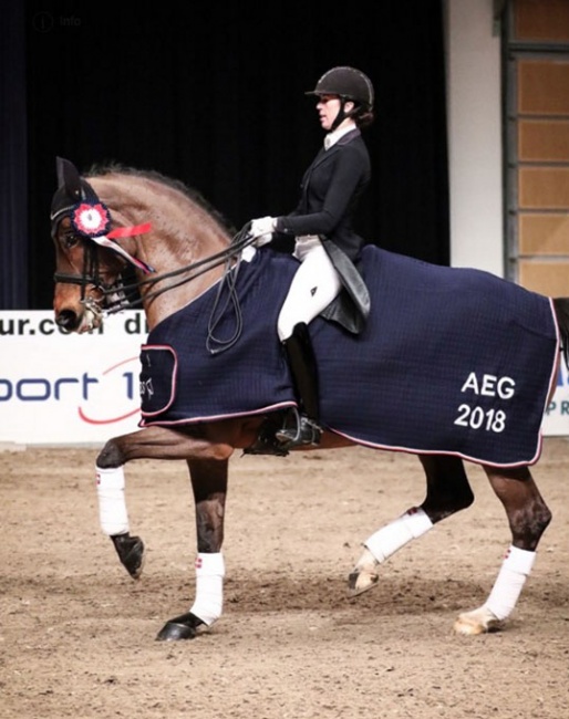 Carina Cassoe Kruth and May Day Graftebjerg at the 2018 CDI Vestfold :: Photo © Celina Ludvigsen