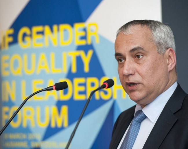 Ingmar de Vos at the third IF Gender Equality in Leadership Forum 