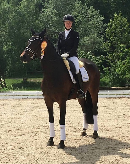 Johanna Wadenspanner and Alouette at the 2018 CDN Ansbach