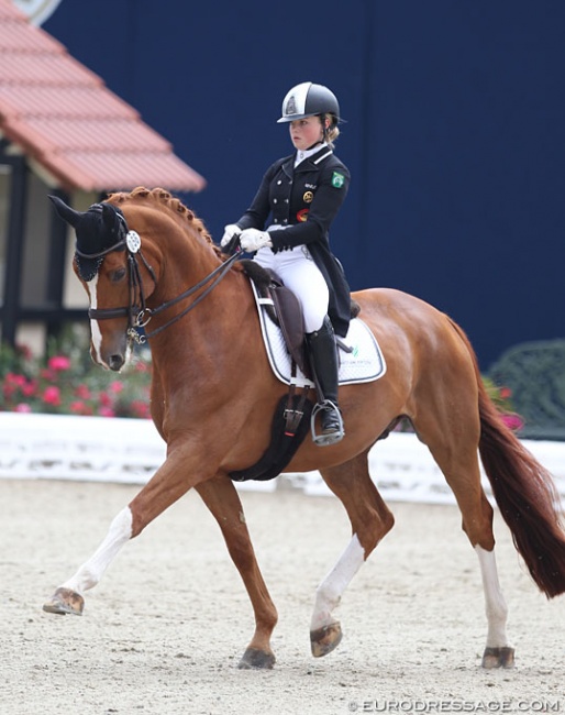 Paulina Holzknecht and Wells Fargo at the 2018 CDIO-PJYR Hagen :: Photo © Astrid Appels