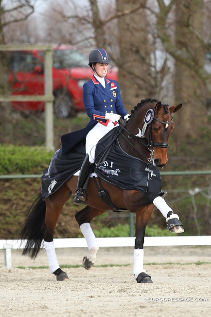 Dujardin and Mount St. John Freestyle at the 2018 CDI Nieuw en St. Joosland :: Photo © Astrid Appels