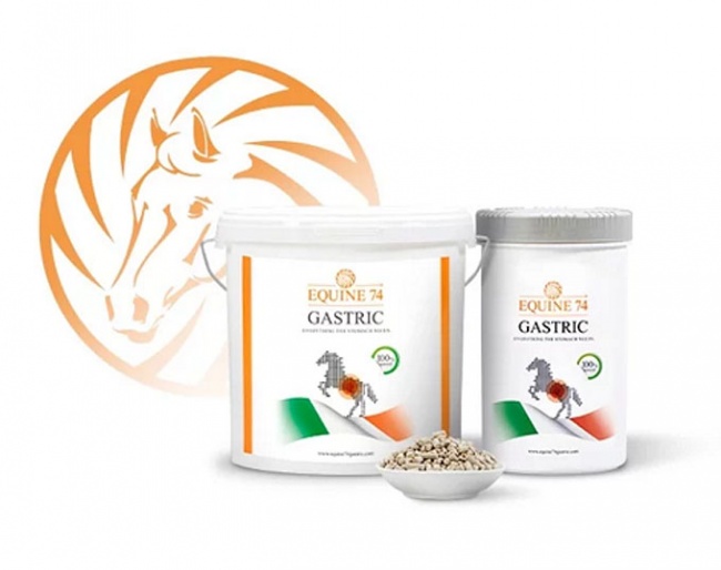 Equine 74 Gastric is a natural feed supplement which buffers acid instead of just blocking it and creates a healthy ph balance in the horse's stomach.