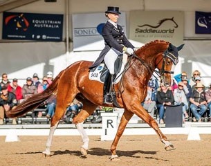 Judy Dierks and Diamond Star at the 2017 Australian Championships :: Photo © Stephen Mowbray