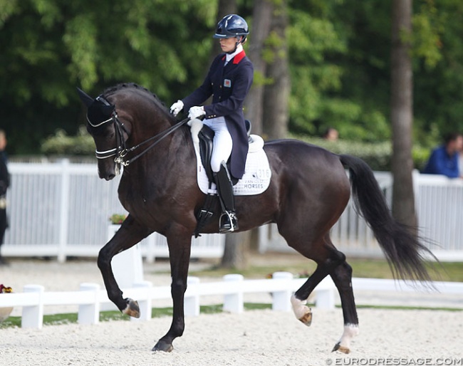 Charlotte Fry and Dark Legend at the 2018 CDIO Compiègne :: Photo © Astrid Appels