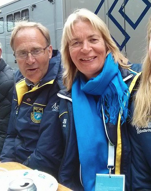 Swedish team captain Bo Jena and Annika Westerberg at the 2015 CDIO Rotterdam