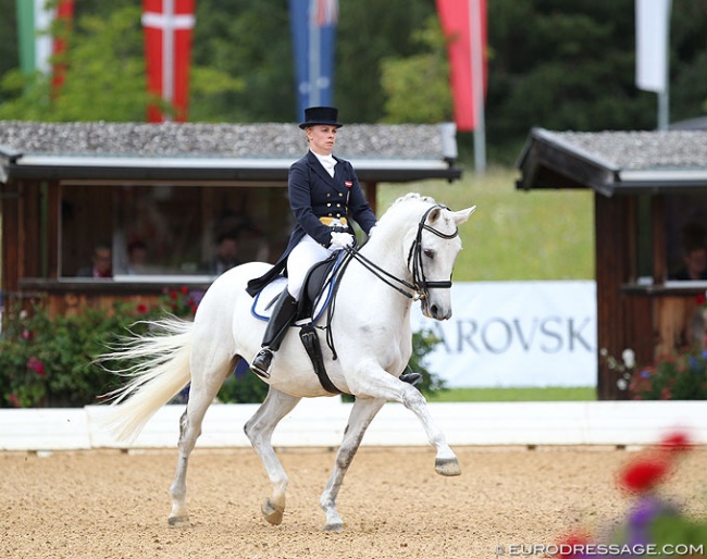 Stefanie Palm and Royal Happiness at their last CDI, the 2018 CDI Fritzens in Austria :: Photo © Astrid Appels