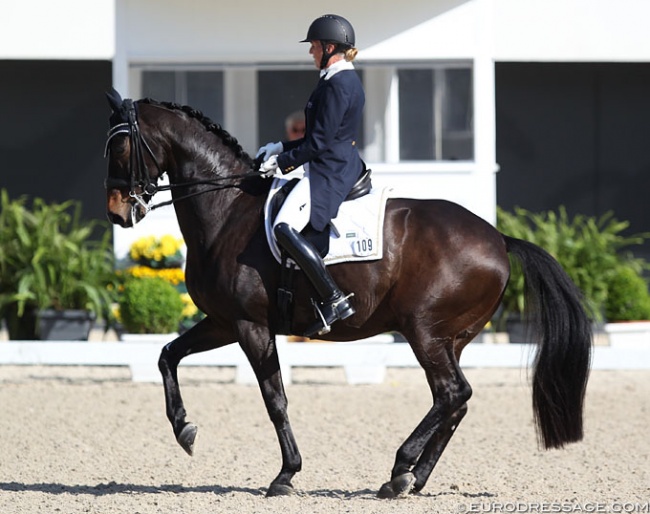Mary Hanna and Boogie Woogie at the 2018 Aachen Dressage Days :: Photo © Astrid Appels