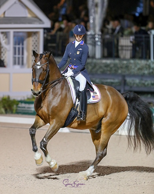Laura Graves and Verdades at the 2019 CDI-W Wellington :: Photo © Sue Stickle