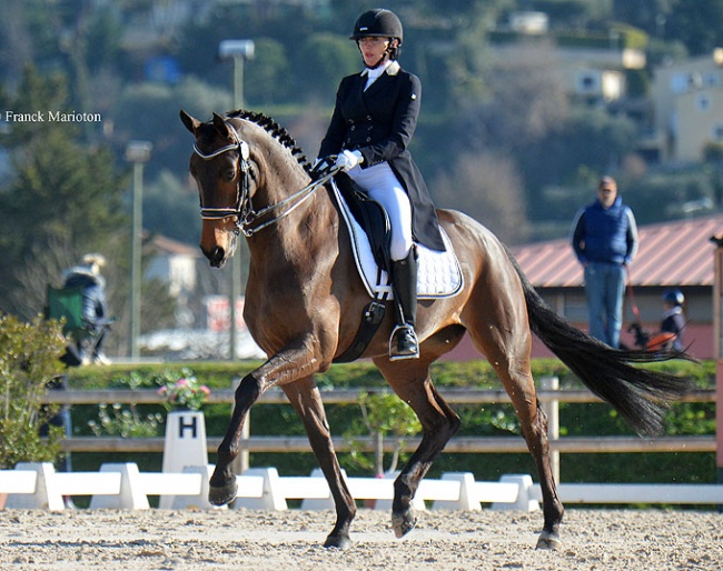 Isabelle Costantini and Fifth Avenue at the 2019 CDI Nice :: Photo © Franck Marioton 