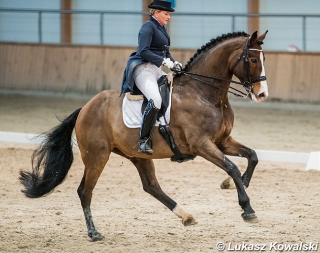 Sandra Sysojeva and Furst at the 2019 CDI Sopot :: Photo © Lukasz Kowalski