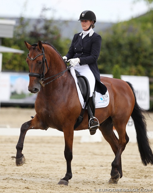 Saskia Maertens and Legend of Loxley at the 2018 CDI Leudelange :: Photo © Astrid Appels