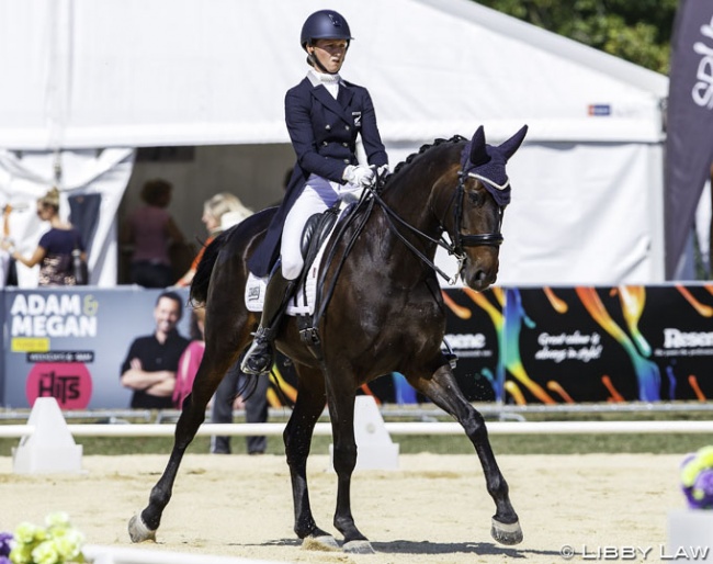 Amy Sage and RM All About Me at the 2019 NZL Horse of the Year Show / CDI Hastings :: Photo © Libby Law