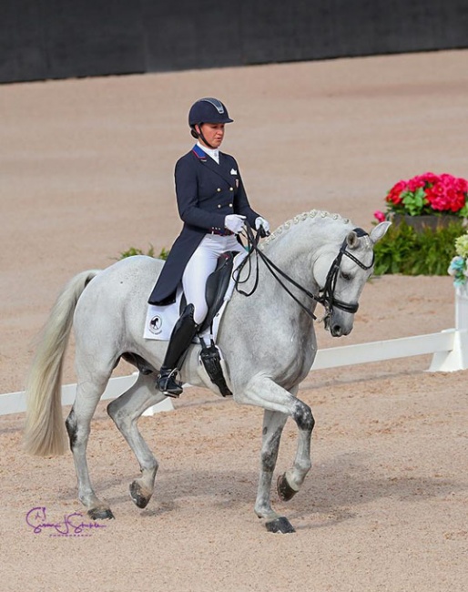 Adrienne Lyle and Harmony's Duval at the 2019 CDI Tryon :: Photo © Sue Stickle