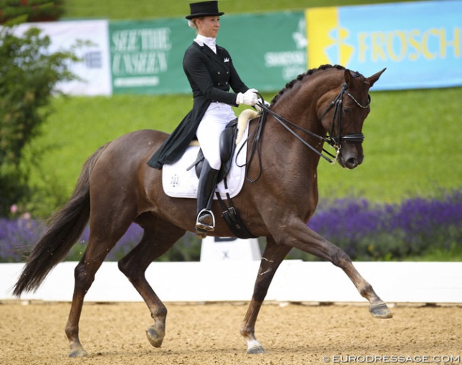 Briana Burgess and Sissi at the 2018 CDI Fritzens, the last Australian WEG Nominated Event :: Photo © Astrid Appels