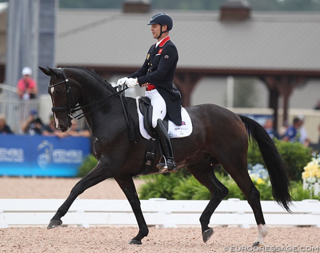 Spencer Wilton and Super Nova at the 2018 World Equestrian Games :: Photo © Astrid Appels