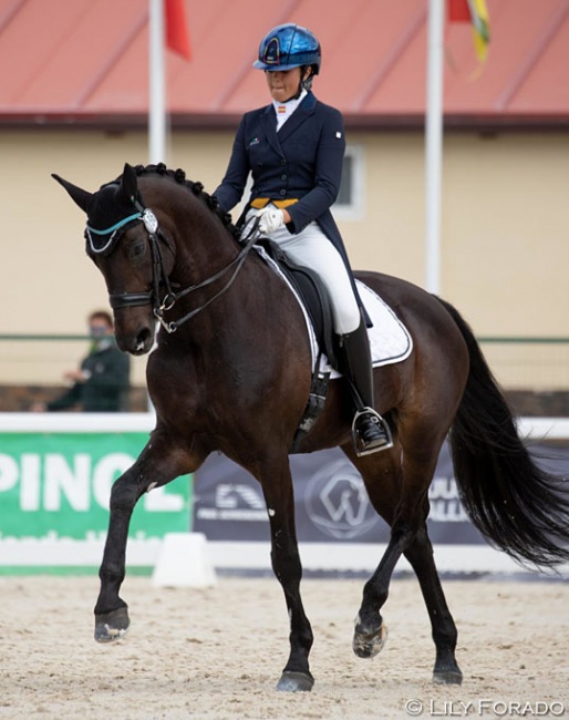 Carla de la Fuente and Fay at the 2019 CDI Segovia :: Photo © Lily Forado