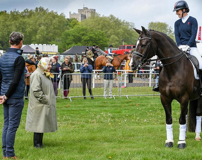 Valegro meets Queen Elizabeth II at the Royal Windsor Horse Show