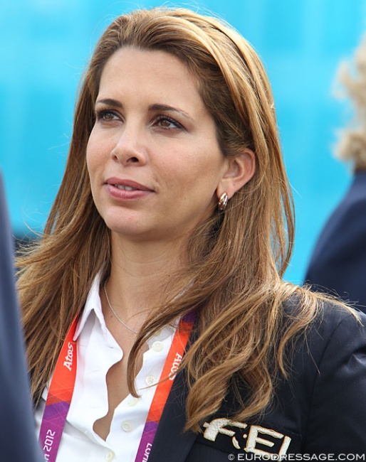 Princess Haya Bint al Hussein at the 2012 Olympic Games in London :: Photo © Astrid Appels