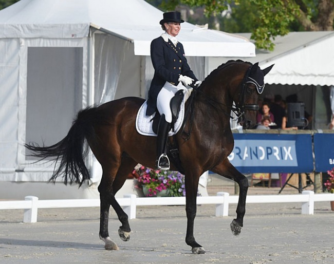 Mary Hanna and Syriana at the 2019 CDI Deauville :: Photo © Pixelsevents.com