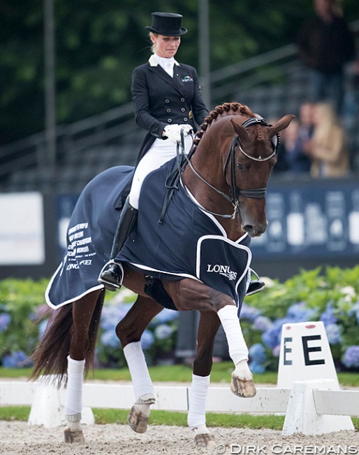 Isabel Freese and Vitalis at the CDI Ermelo in 2016 :: Photo © Dirk Caremans