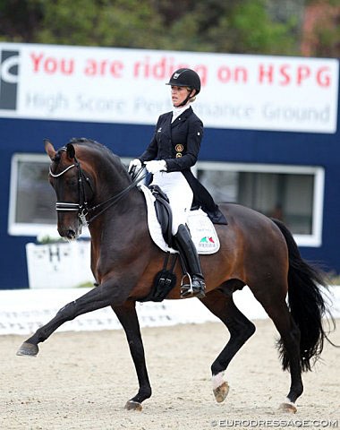 Isabel Freese and Bordeaux at the 2018 CDI Hagen :: Photo © Astrid Appels