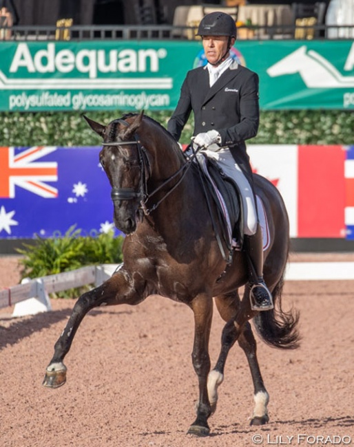 Guenter Seidel and Equirelle W at the 2020 CDI-W Wellington :: Photo © Lily Forado