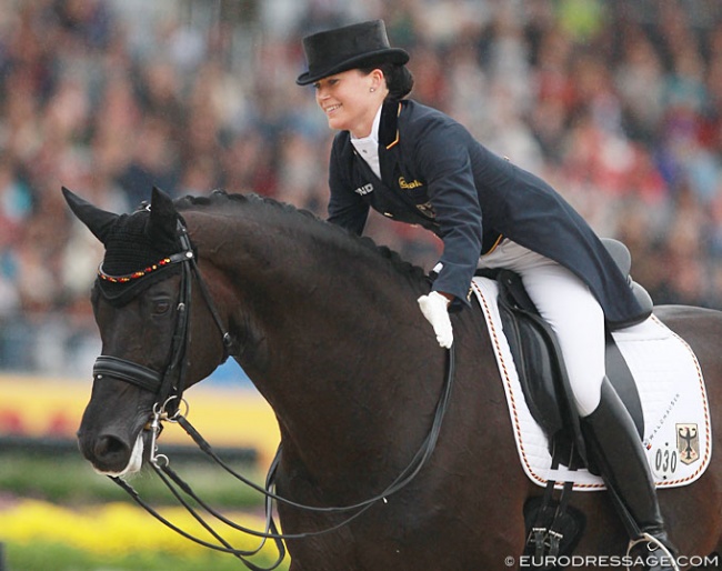Kristina Sprehe and Desperados at the 2015 European Championships in Aachen :: Photo © Astrid Appels