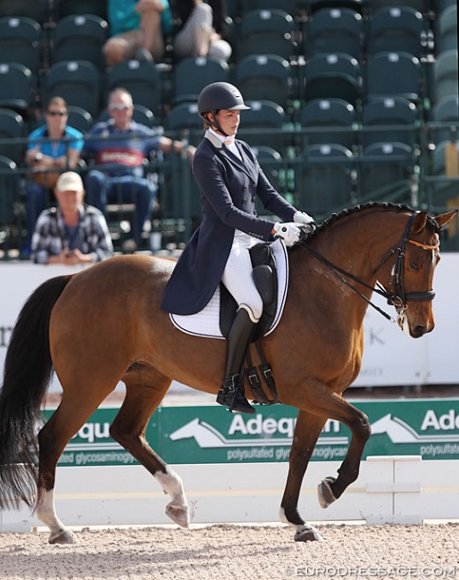 Anna Marek and Dee Clair at the 2019 CDI Wellington :: Photo © Astrid Appels