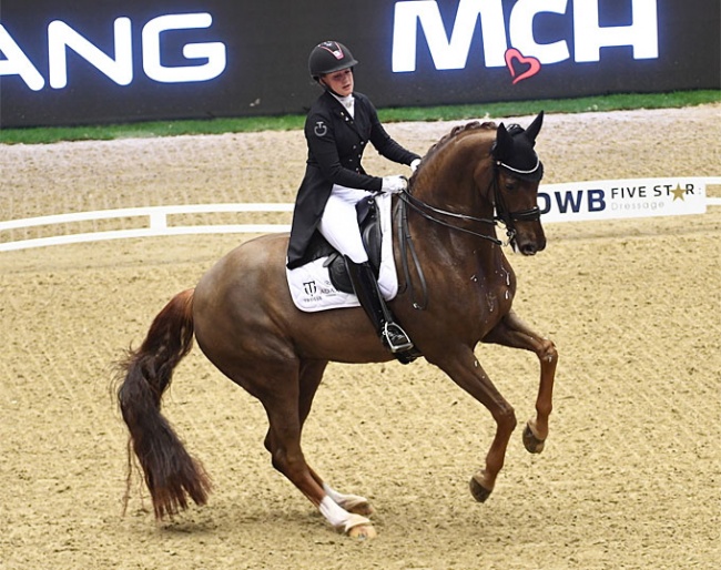 Cathrine Dufour and Bohemian at the 2020 CDI 5* Herning :: Photo © Ridehesten
