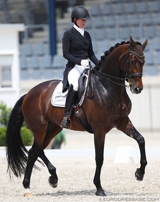 Lisa Müller and Anne Beth at the 2018 CDI Aachen Dressage Days :: Photo © Astrid Appels