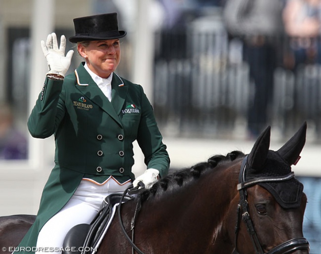 Heike Holstein and Sambuca at the 2019 European Dressage Championships :: Photo © Astrid Appels
