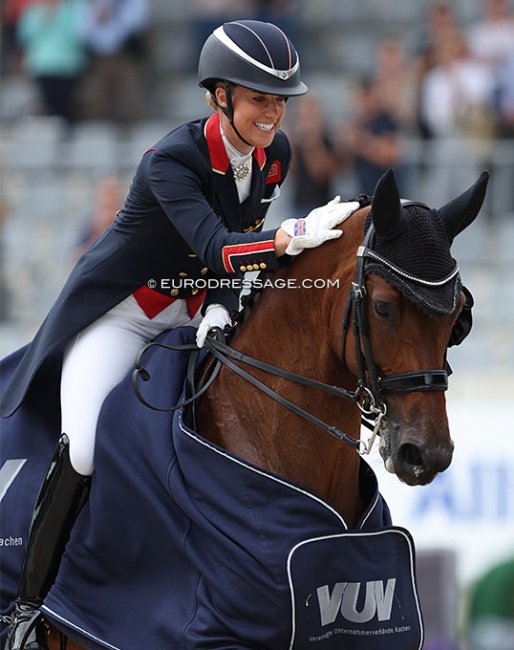 Charlotte Dujardin will be giving her first masterclass of the year at the Scottish National Equestrian Center on 21 - 22 October 2023 :: Photo © Astrid Appels