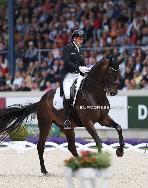 Frederic Wandres and Bluetooth at the 2023 CDIO Aachen :: Photo © Astrid Appels