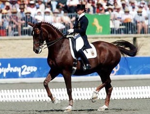 Isabell Werth and Gigolo at the 2000 Olympic Games in Sydney :: Photo © Dirk Caremans