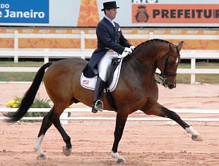 Chris Hickey and Regent at the 2007 Pan American Games