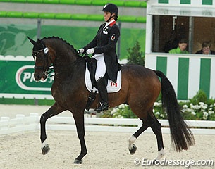 Karen Pavicic and Don Daiquiri at the 2014 World Equestrian Games :: Photo © Astrid Appels