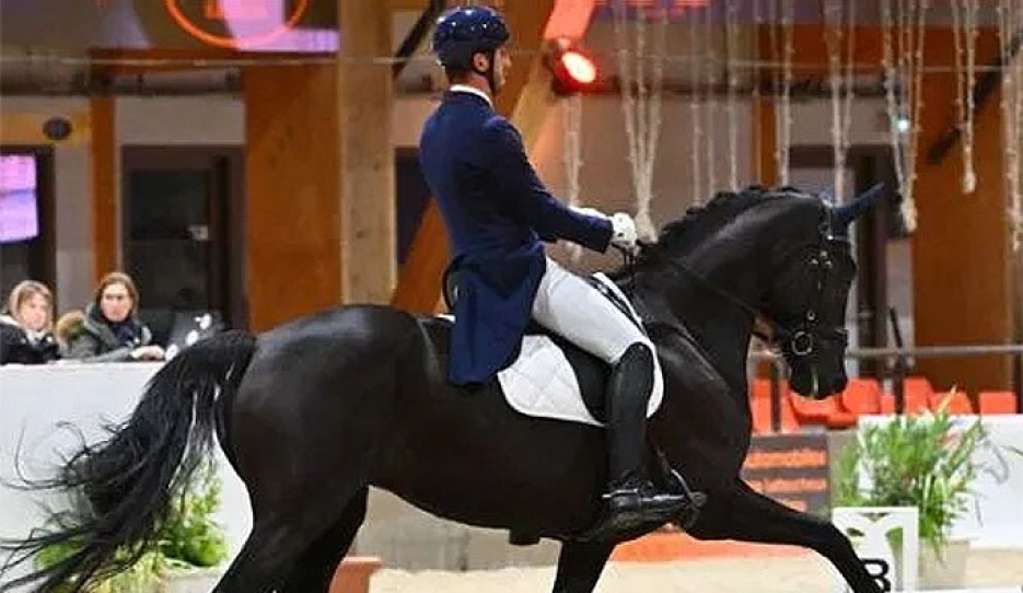 Antoine Nowakowski and Daenerys Win 2026 French 7-Year Old Championship :: Photo © Les Garennes