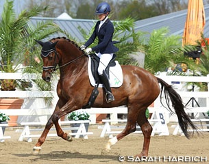 Beatrice Buchwald and Victoria's Secret at the Bundeschampionate qualifier in Unna-Massen :: Photo © Computer-Zauber / Sarah Harbich
