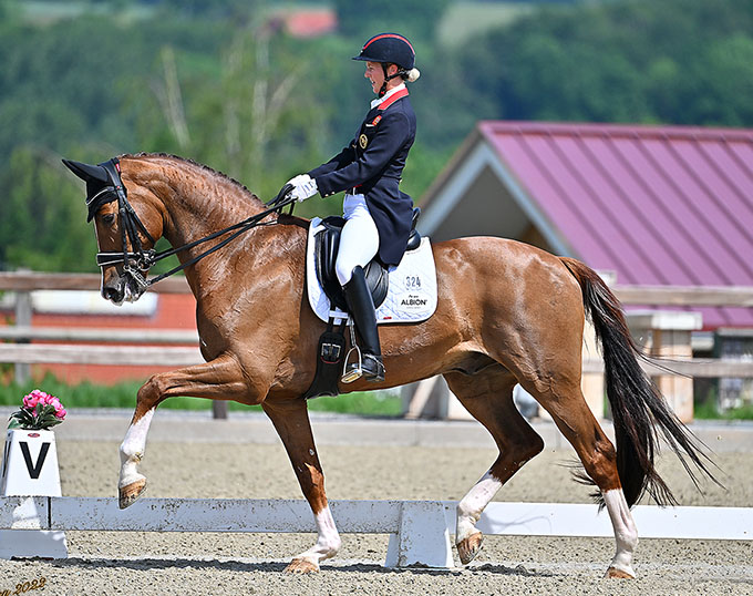 Freese and Tomlinson Win Big Tour at First CDI of 2022 Aachen Dressage Days