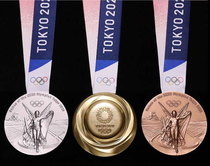 Medals olympics 2020 Tokyo 2020