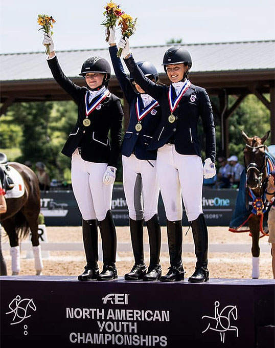 Region 4 Takes Team Gold at 2021 North American Junior Riders Championships