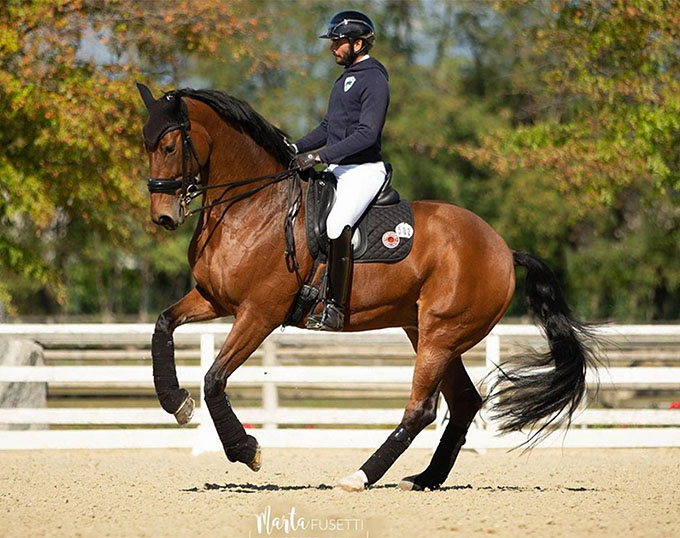 Francesco Zaza Vanotti and Louane in His Barn