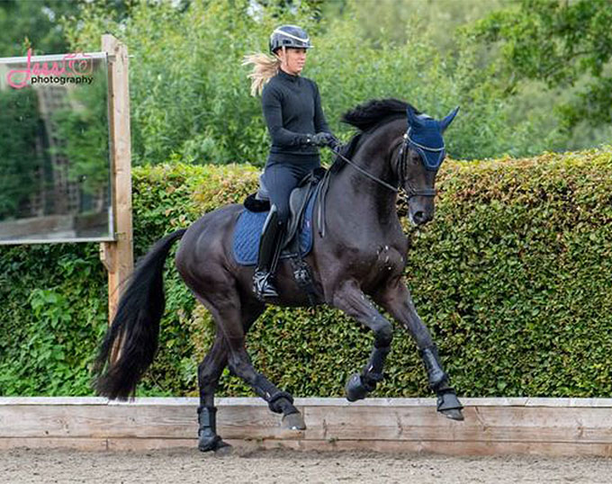 Charlotte Dujardin Presents Youngster Secret Agent Under Saddle