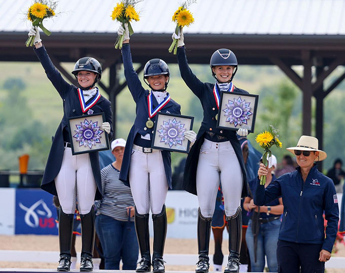 Region 4 Grabs Team Gold at 2025 North American Young Riders Championships